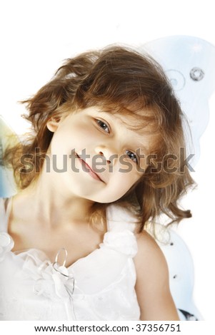 Similar – kid girl relaxing at home in weekend morning