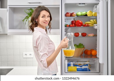 721 Woman elegant refrigerator Images, Stock Photos & Vectors ...