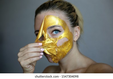 Download Peeling Face Mask Gold Stock Photos Images Photography Shutterstock PSD Mockup Templates