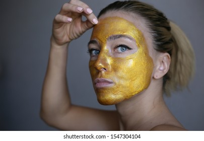 Download Peeling Face Mask Gold Stock Photos Images Photography Shutterstock PSD Mockup Templates