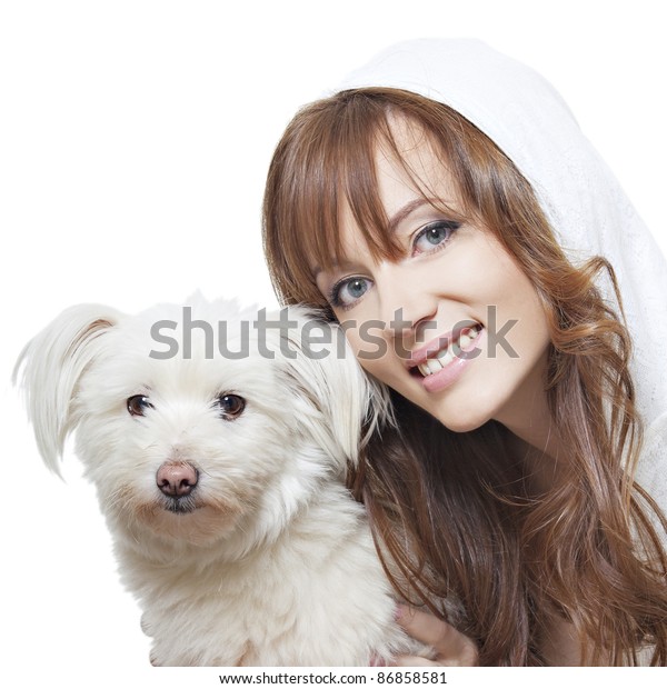 Beautiful Girl Perfect Skin Long Wavy Stock Photo Edit Now 86858581