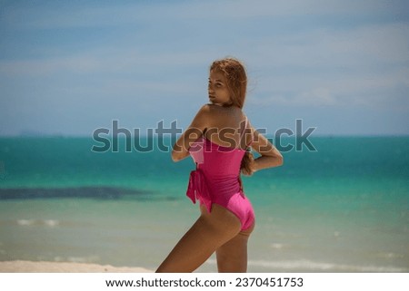 Similar – Image, Stock Photo maldives hip-high Maldives