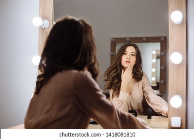 Beautiful Girl Sitting Boudoir Stock Photo 1418081831 | Shutterstock