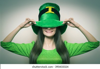 Beautiful girl - St. Patrick's Day