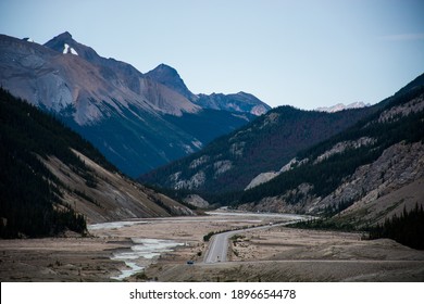 Beautiful glacial in the Canadian Rockies