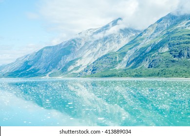 Beautiful Glacier Bay National Park In Summer In Alaska 