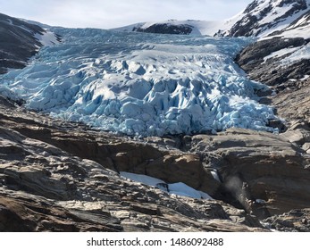 Beautiful glacier in northern Norway.  - Shutterstock ID 1486092488