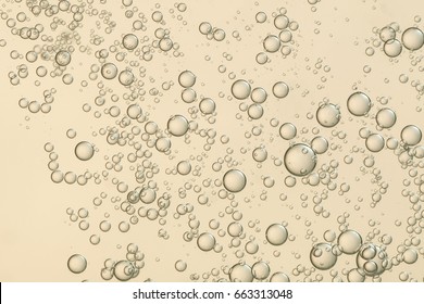 Beautiful Golden Champagne Bubbles Flows Toward Stock Photo 663313048 ...