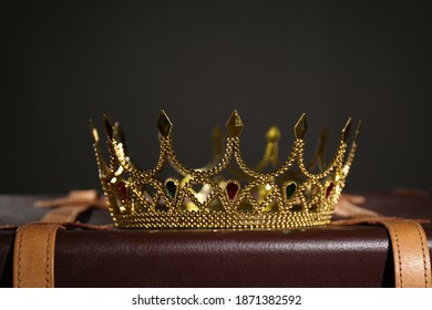 Low Key Image Beautiful Queenking Crown Stock Photo 1577381422 ...