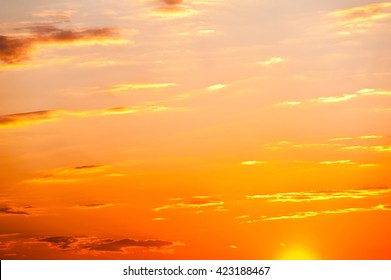 Beautiful Golden Sunset