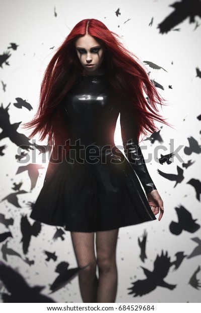 Goth Mistress Evil Girl Black (rediger nu) 684529684