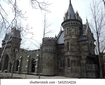 Beautiful Gothic castle in Samara region. 20 April 2017