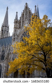 A Beautiful Gothic Church In Vienna Austria