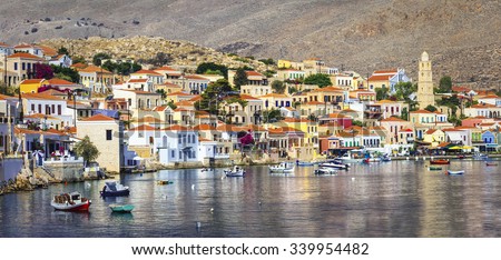 beautiful Greek islands - Chalki in Dodecanese