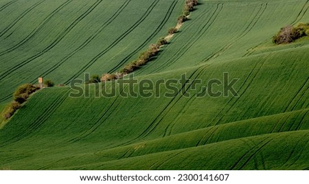 Similar – beautiful hills at sunset