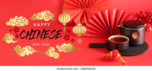 Beautiful greeting card for Happy Chinese New Year celebration - Powered by Shutterstock