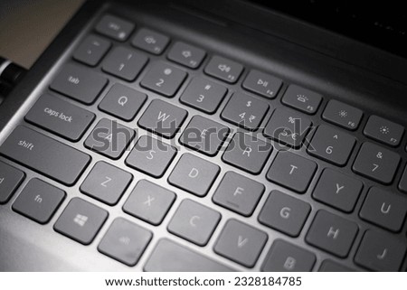 Beautiful Grey LaptopComputer Keyboard with Great Design