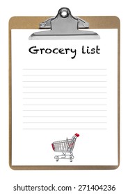 Beautiful Grocery List