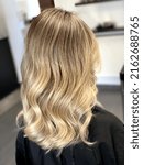 beautiful hair dyed hair in a beauty salon hair coloring beautiful hairstyle