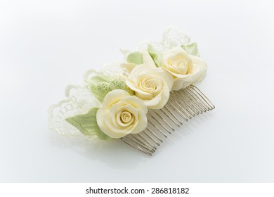 floral hair slide