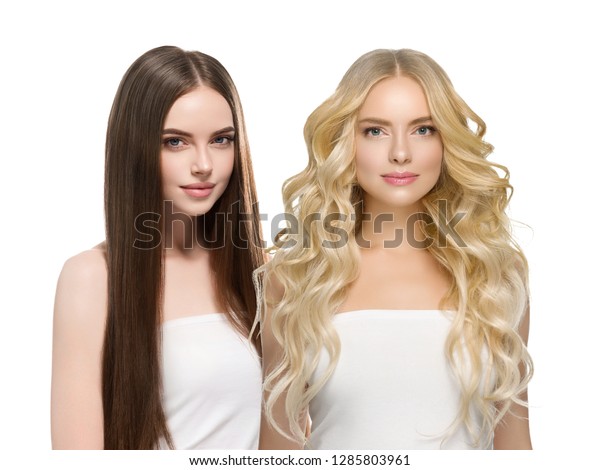 Beautiful Hair Women Group Beauty Concept Stock Photo Edit