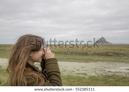 Similar – Image, Stock Photo Any ghosts? Fog Mysterious