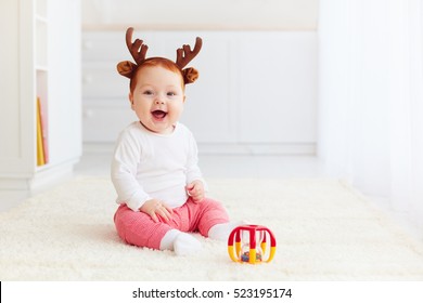 Beautiful Happy Baby Deer Playing Toy Stock Photo 523195174 | Shutterstock