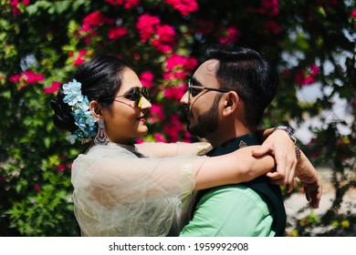 Beautiful And Happy Couple Pre Wedding Photoshoot