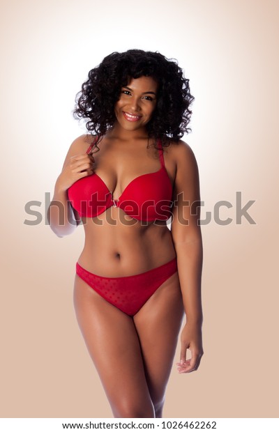 Beautiful Happy Plus Size Woman Stock Photo (Edit Now)