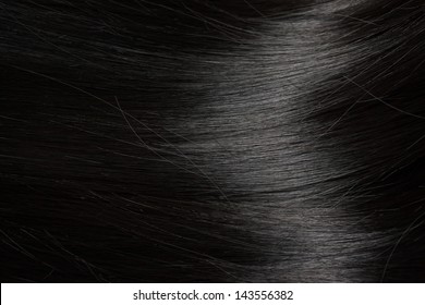 Beautiful Healthy Black Hair - Close Up