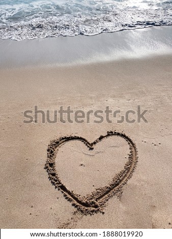 Similar – Heart in the Sand Joy