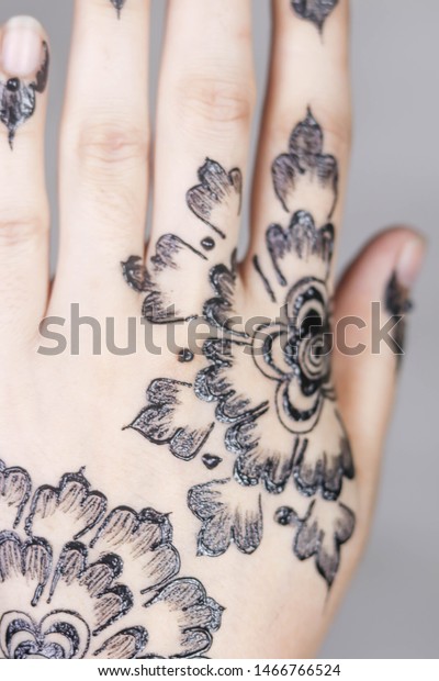 Beautiful Henna Beauty Indian Tattoo Stock Photo Edit Now