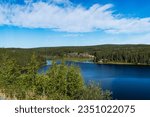 Beautiful Hidden Lakes Territorial Park along Ingraham Trail near Yellowknife, Northwest Territories, NT Canada