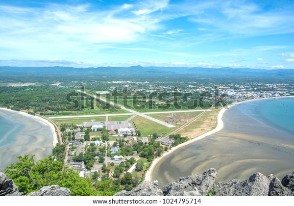 Beautiful High Angle View Sea Sky Stock Photo Edit Now - 