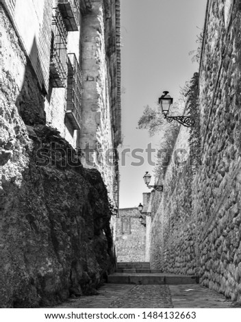 Similar – Image, Stock Photo ) Small Town Old town