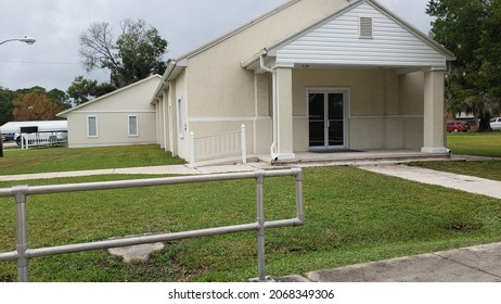 Beautiful Historic Bage Church House Starke Florida October 27 2021 United States 