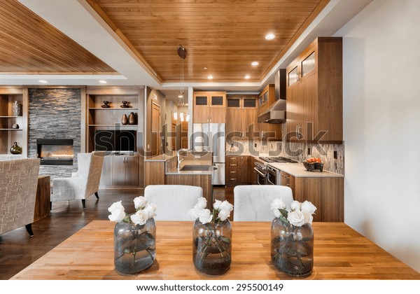 Beautiful Home Interior Open Floor Plan Stock Photo Edit Now