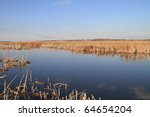 Beautiful Horicon Marsh in Wisconsin as seen from Dike Road