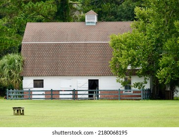  Beautiful Horse Barn on Hilton Head Island - Shutterstock ID 2180068195