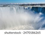 Beautiful Horseshoe falls in Niagara Falls, Canada.