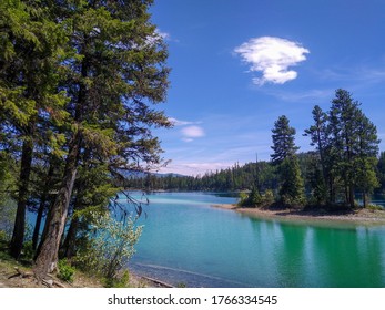 Beautiful Horseshoe Lake In Montana