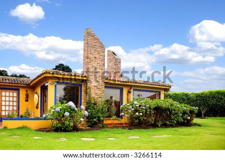 Similar – Yellow houses Architecture