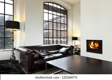 Modern Fireplaces Images Stock Photos Vectors Shutterstock