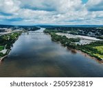 Beautiful Hudson River in Upstate New York Near Albany