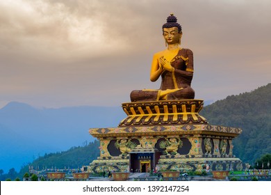 gautama buddha images stock photos vectors shutterstock https www shutterstock com image photo beautiful huge statue lord buddha rabangla 1392147254