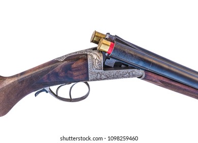 Antique Double Barrel Shotgun Room Your Stock Photo (edit Now) 737063830