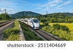 a beautiful Indian railway train 