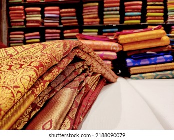 Beautiful Indian Saree, Silk Saree From South India.
