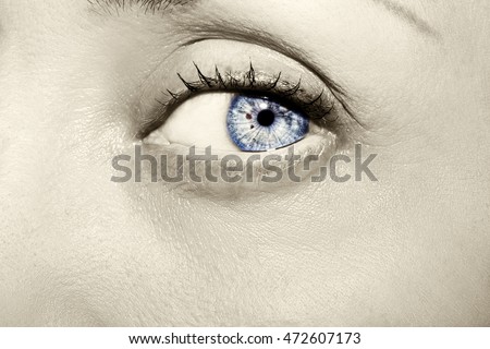 Similar – blue eyeLight Glass eye