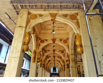 Beautiful Interior Of Gopal Temple In Indore